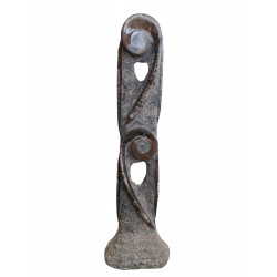 orthoceras et goniatite sculpture tour