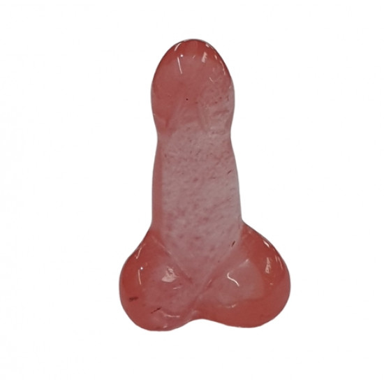 penis red quartz 3 cm
