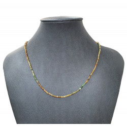 Necklace prasiolite 3mm