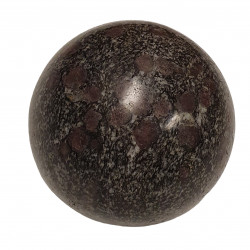 granite and ruby sphere