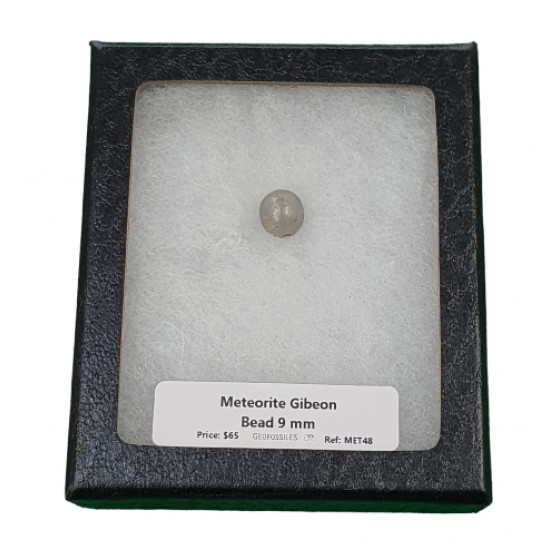 meteorite gibeon bead 9mm