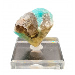 amazonite - smoky quartz