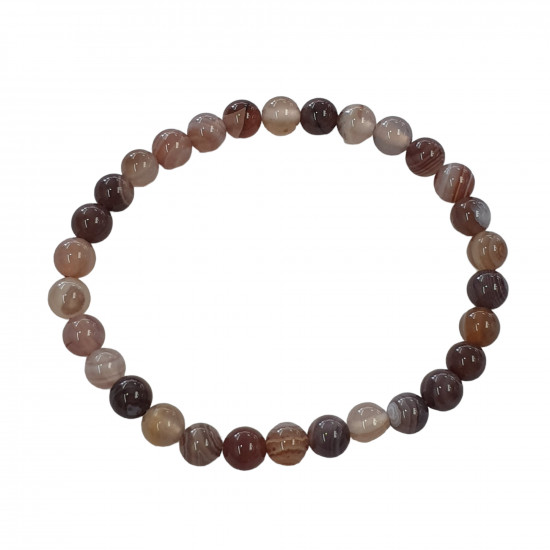 Botswana Agate Bracelet 6mm