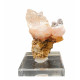 Hyalite opal on chalcedony