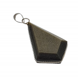 Pendant gold obsidian
