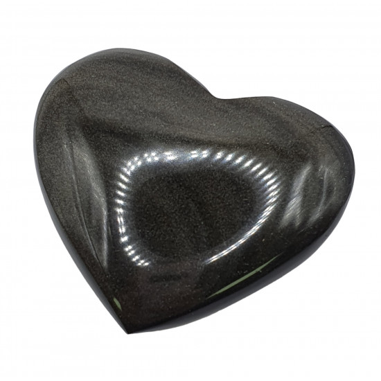 Heart gold obsidian