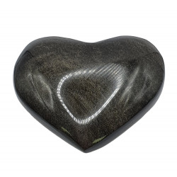 Heart gold obsidian