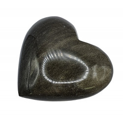 Heart gold obsidian