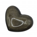 Heart gold obsidian