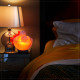 Fire Chunk Bowl salt Lamp with Massage Balls