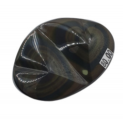 heart rainbow obsidian