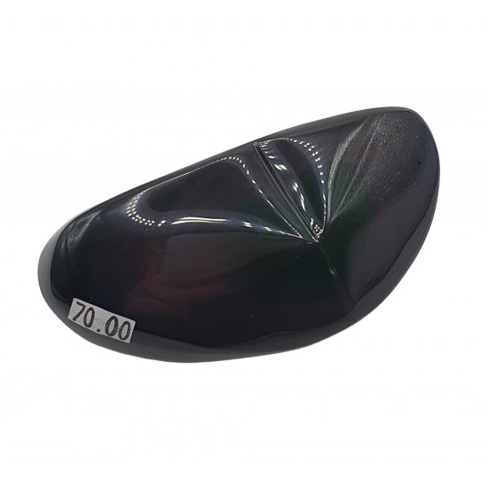 heart rainbow obsidian