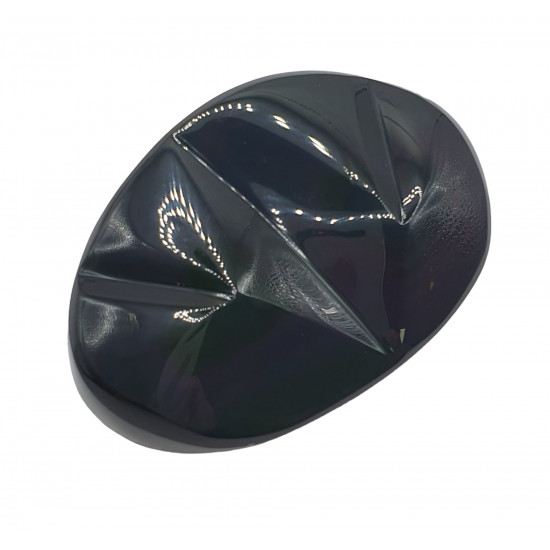heart rainbow obsidian