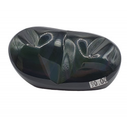 heart rainbow obsidian