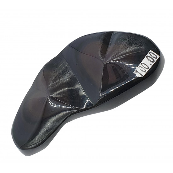 heart rainbow obsidian
