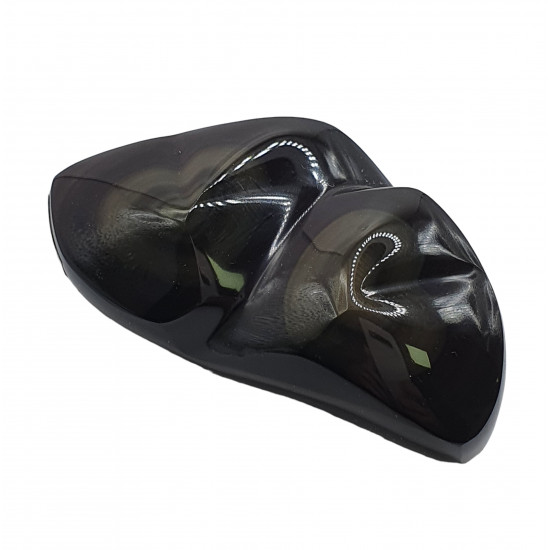 heart rainbow obsidian