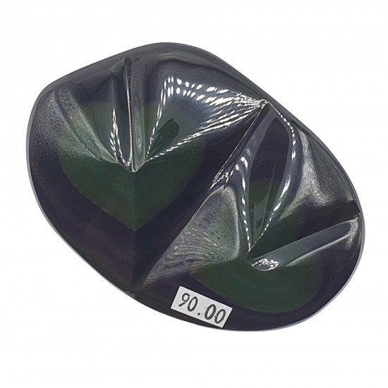 heart rainbow obsidian