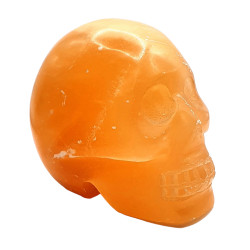 crane en calcite orange