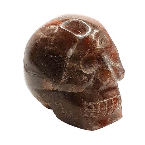 Skull red hematoide quartz