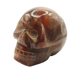 Skull red hematoide quartz