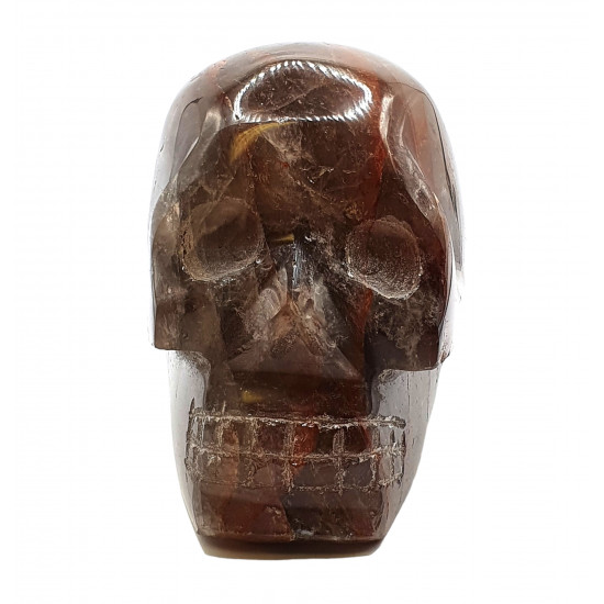 Skull red hematoide quartz