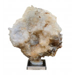 Hyalite opal on chalcedony