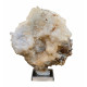 Opale hyalite sur calcédoine