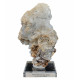 Hyalite opal on chalcedony