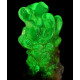 Hyalite opal on chalcedony
