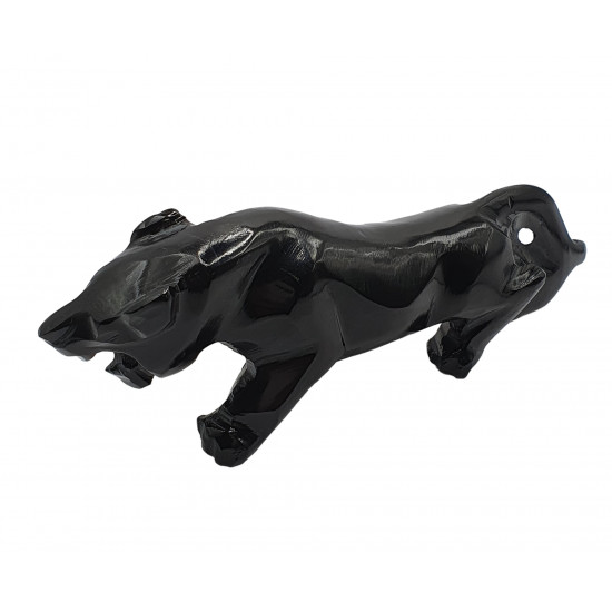 Jaguar black obsidian