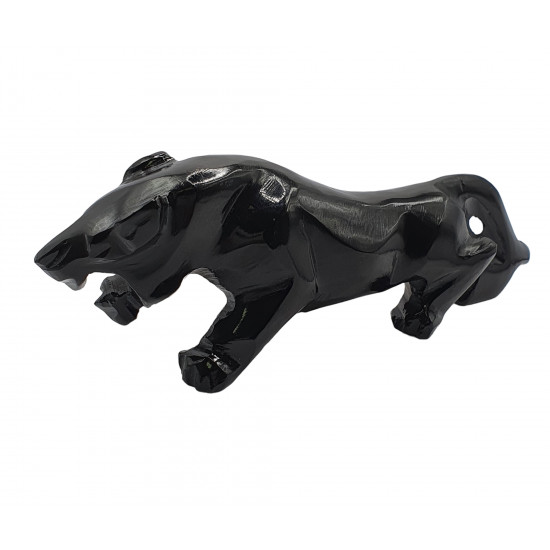 Jaguar black obsidian