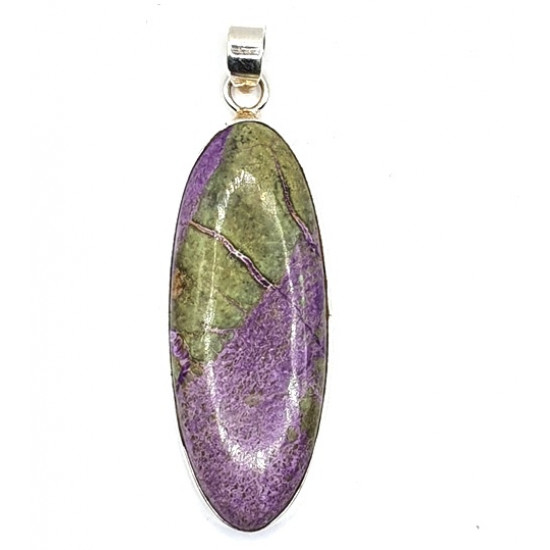 pendant purpurite silver