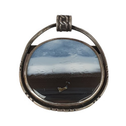 pendant owyhee opal silver