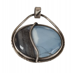 pendant owyhee opal silver