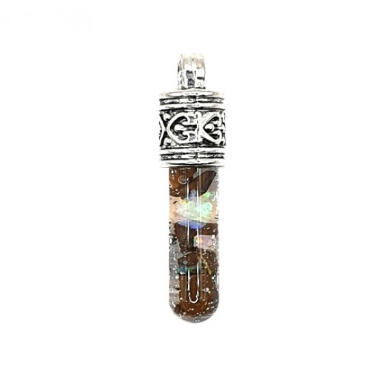 boulder opal pendant
