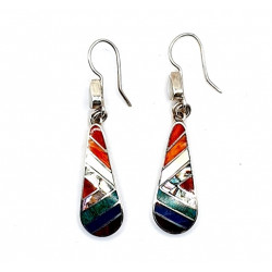shell earrings silver 