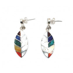 shell earrings silver 