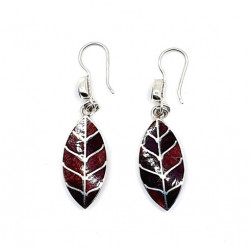 shell earrings silver 