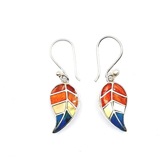 shell earrings silver 