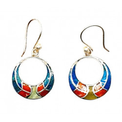 shell earrings silver 