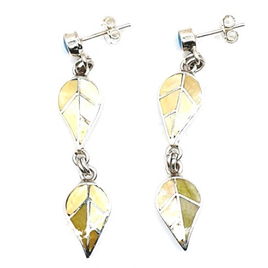 shell earrings silver 