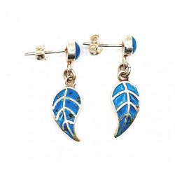 shell earrings silver 