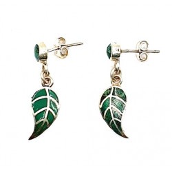 shell earrings silver 