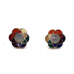 shell earrings silver 
