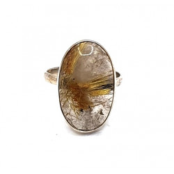 bague quartz rutile