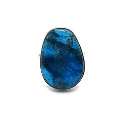 bague apatite bleu