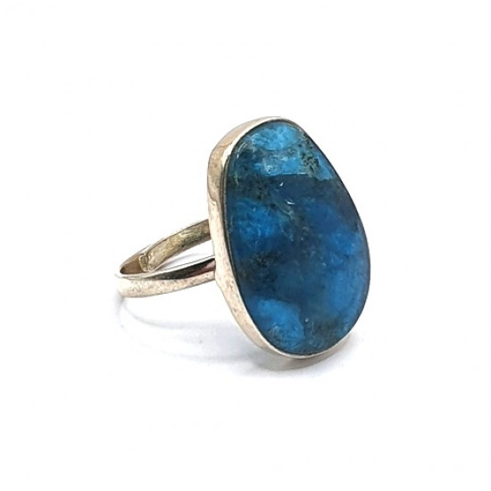 bague apatite bleu