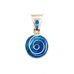 shell pendant silver 