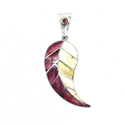 shell pendant silver 