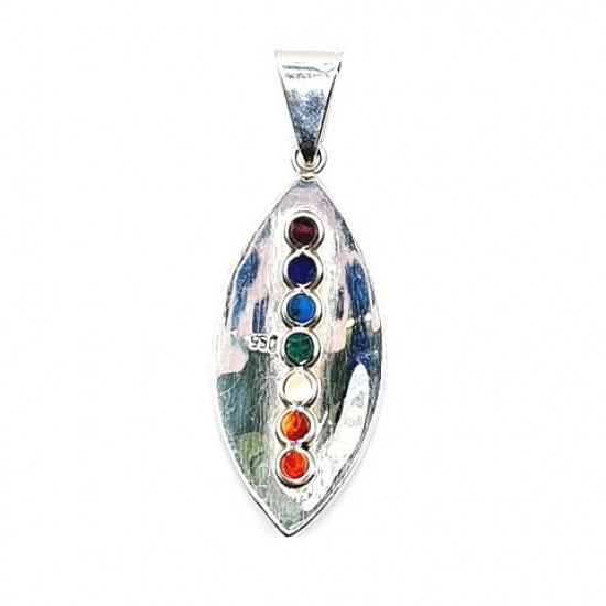 shell pendant silver 